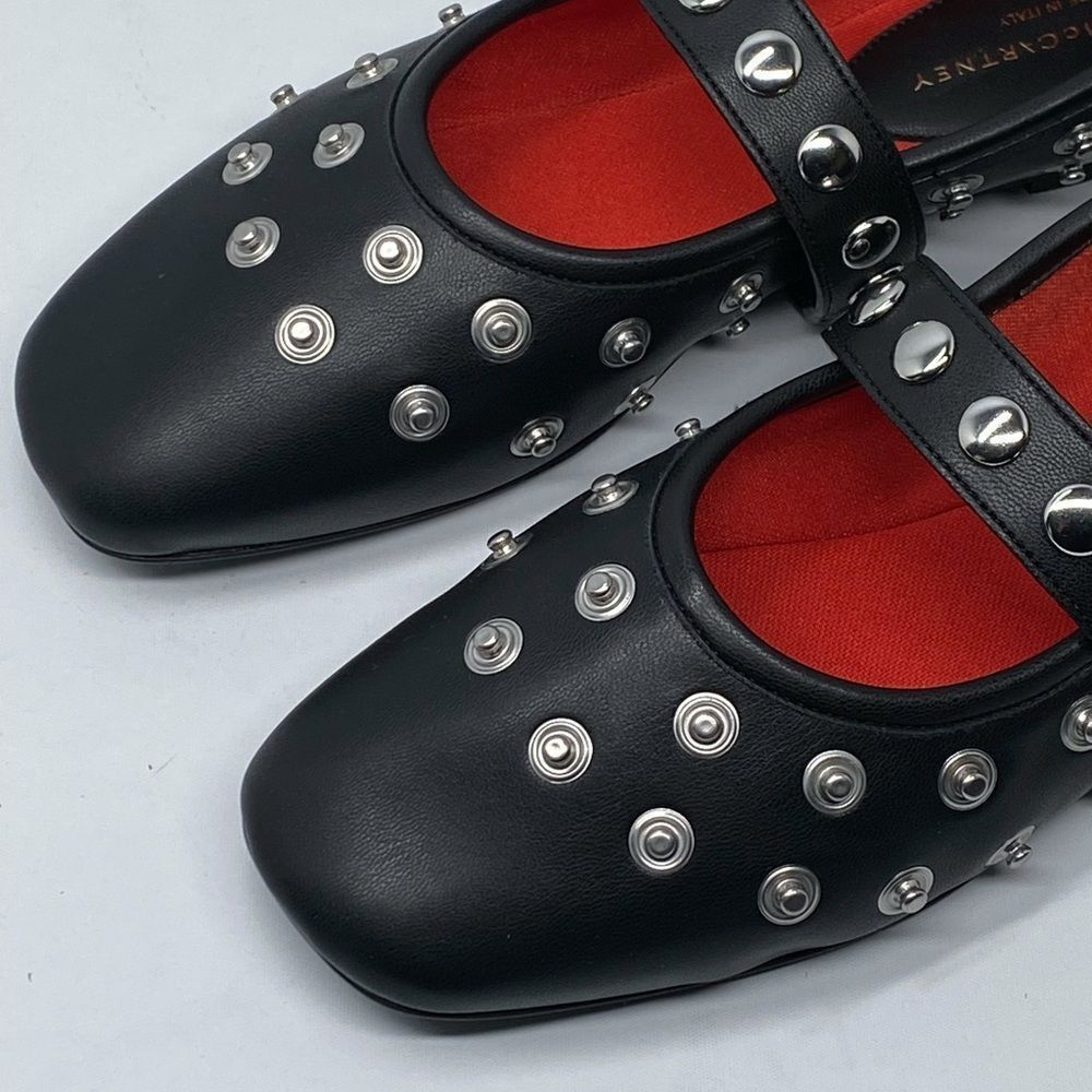 Stella McCartney Ryder Studded Ballet Flats size 37.5 - Picture 8 of 13